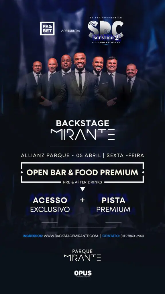 So Pra Contrariar - SPC Acustico 2 - Backstage Mirante - Allianz Parque
