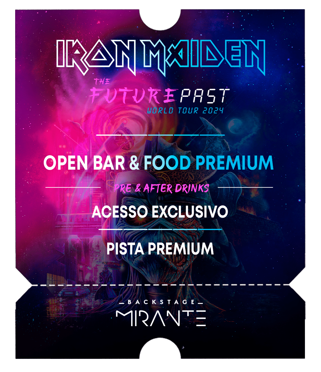 Iron Maiden - Backstage Mirante - Allianz Parque