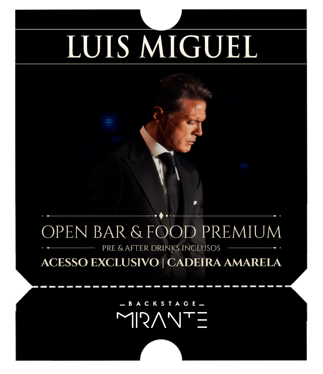 Luis Miguel - Backstage Mirante - Allianz Parque