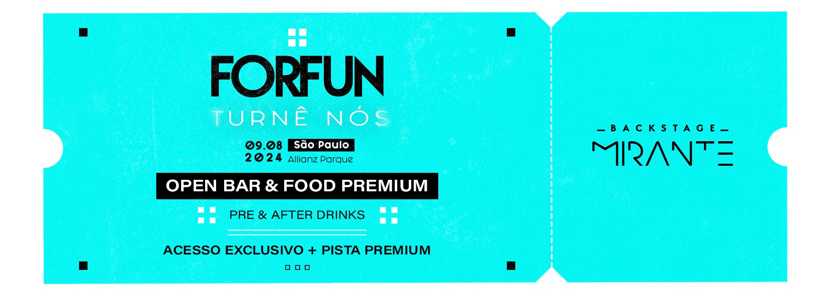 Forfun - Backstage Mirante - Allianz Parque - São Paulo