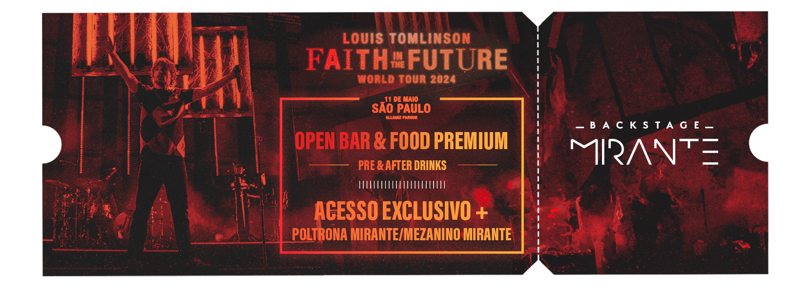 Louis Tomlinson - Backstage Mirante - Allianz Parque - São Paulo