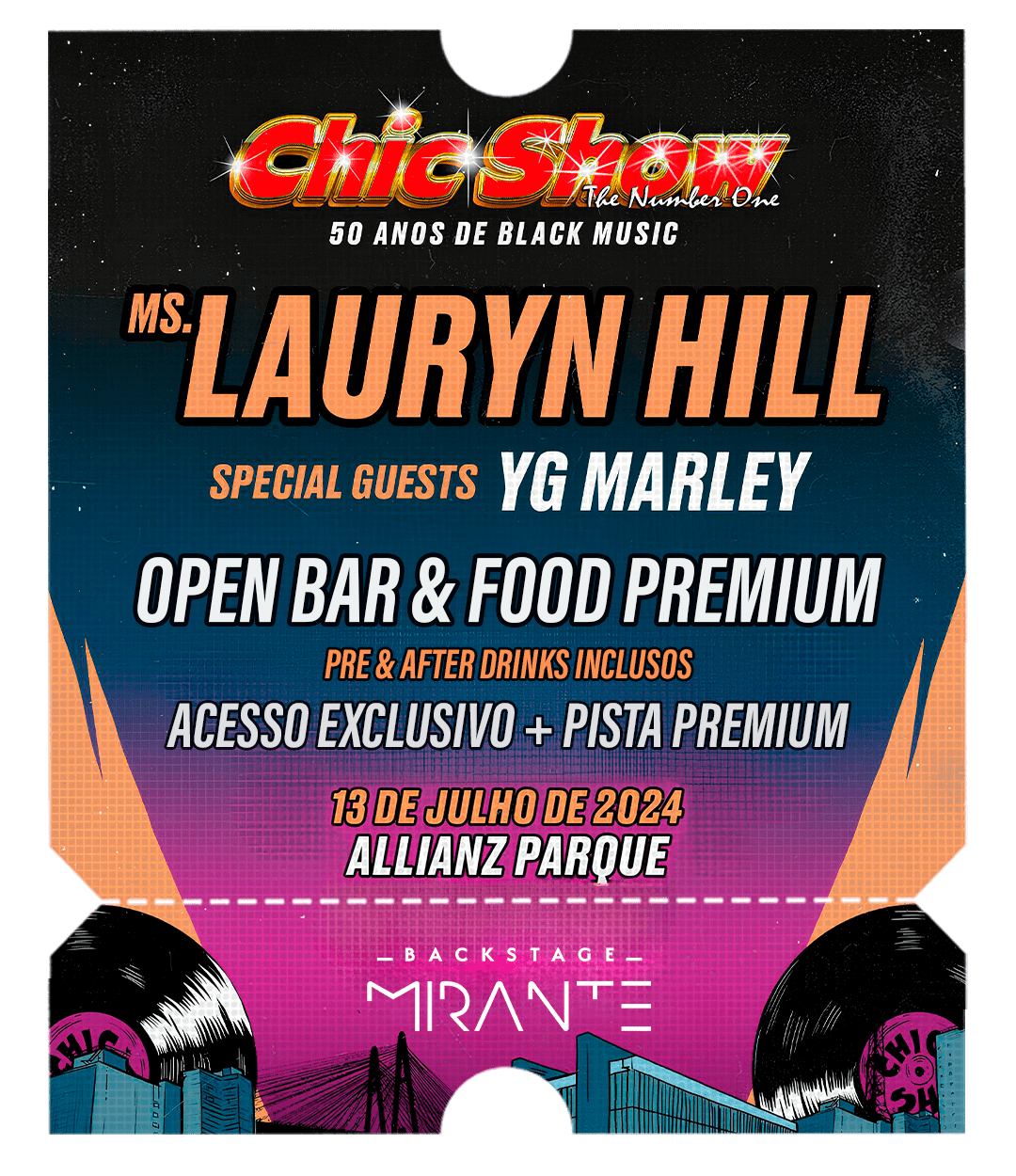 Chic Show - Backstage Mirante - Allianz Parque - São Paulo