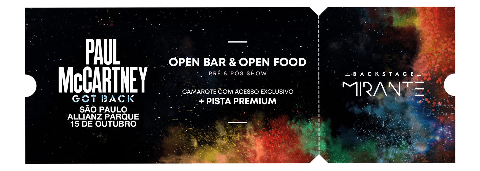Paul McCartney - Backstage Mirante - Allianz Parque - São Paulo