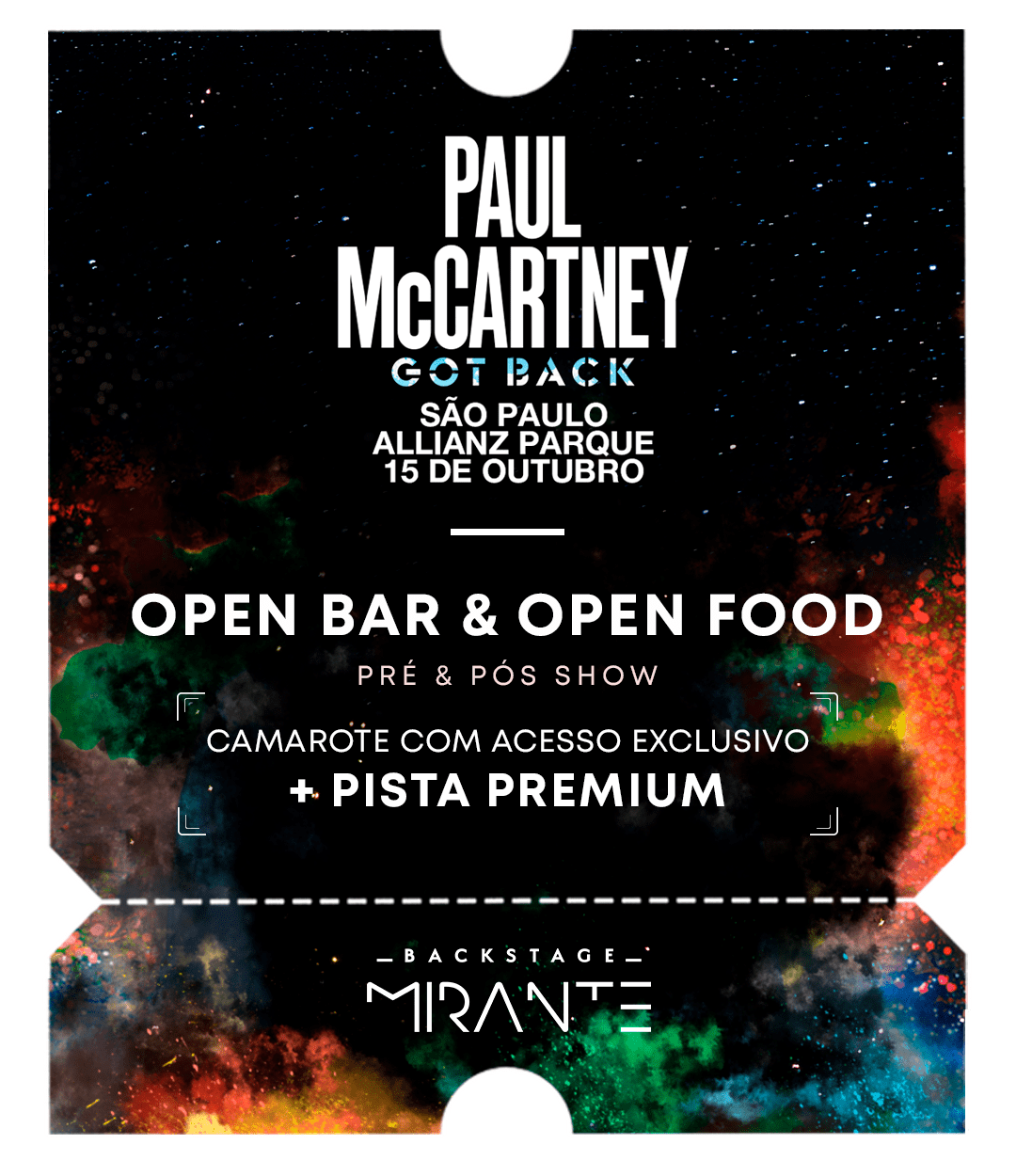 Paul McCartney - Backstage Mirante - Allianz Parque - São Paulo