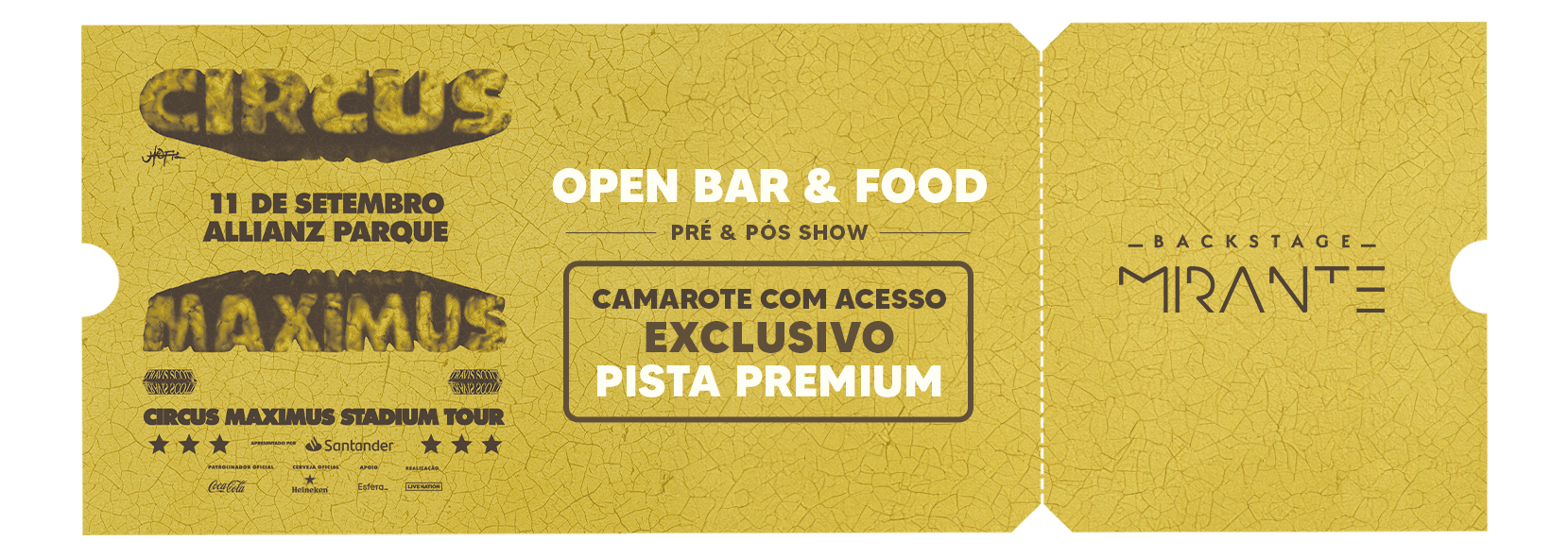 Travis Scott - Circus Maximus Tour - Allianz Parque - Show - Ingressos - Camarote