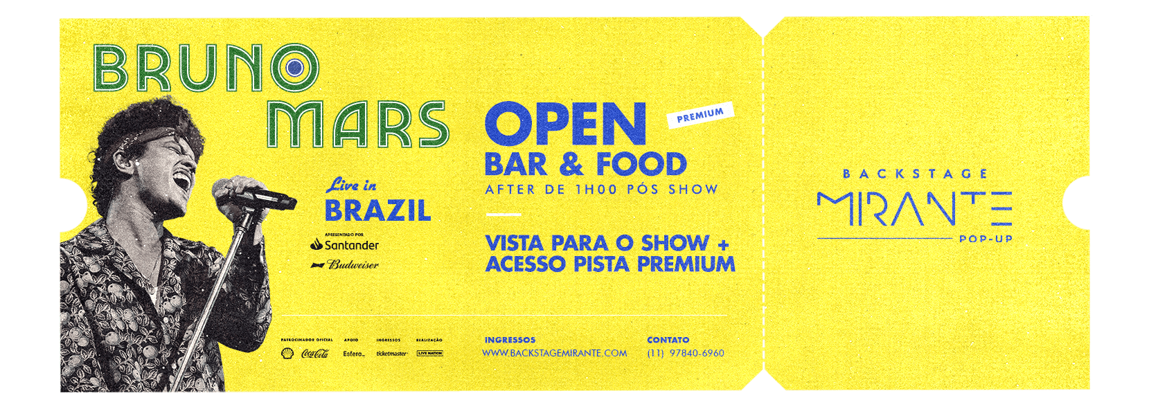 Bruno Mars - Backstage Mirante Popup - Morumbis - São Paulo