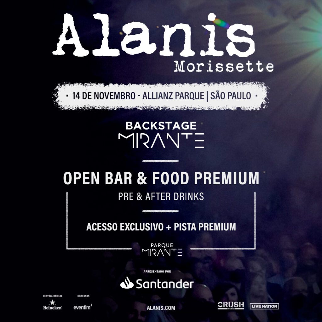 Alanis Morissette - Backstage Mirante - Allianz Parque