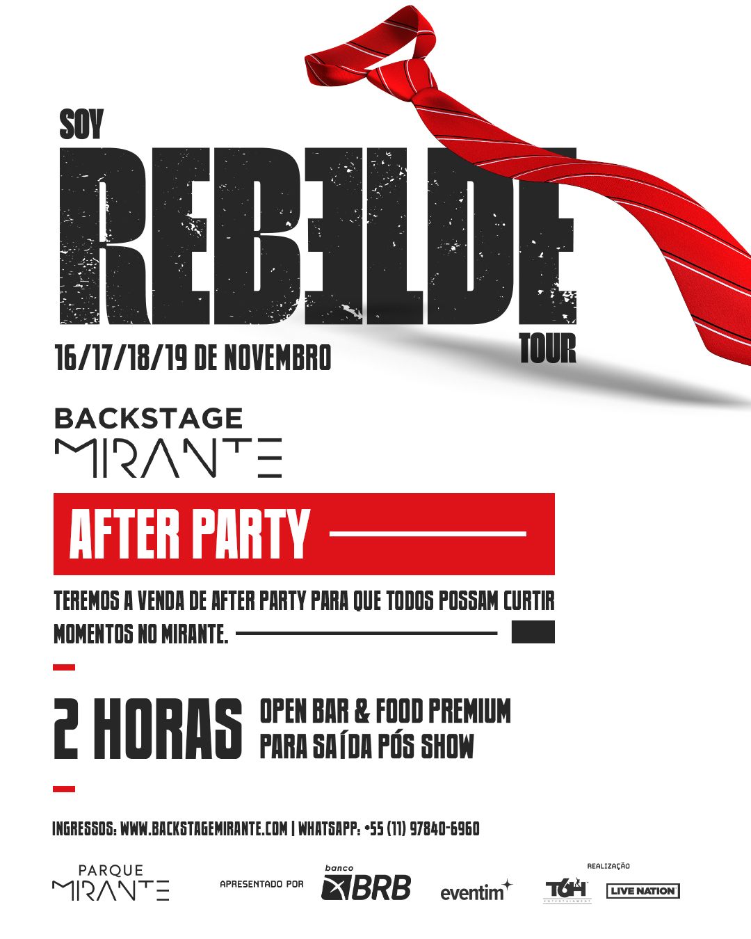 Soy Rebelde - Backstage Mirante - Allianz Parque