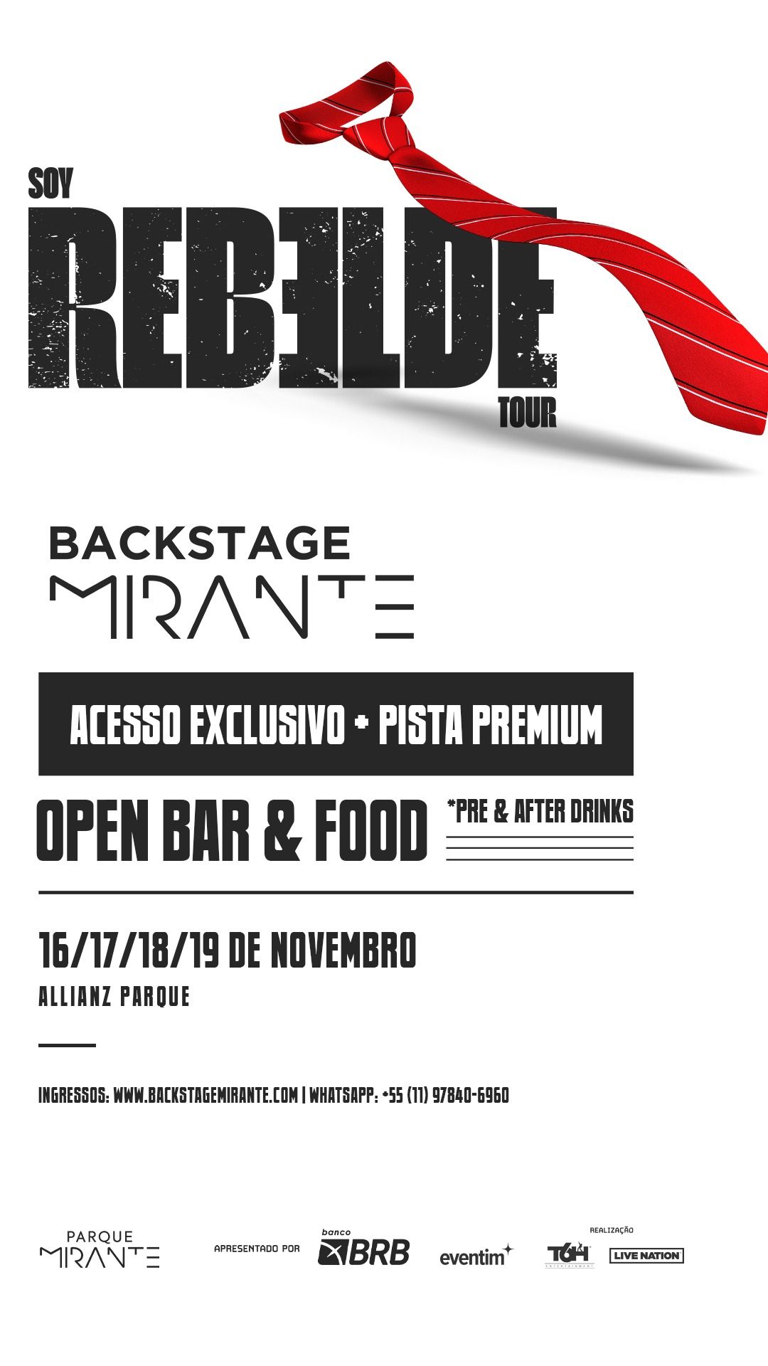 RBD SOY REBELDE TOUR - Backstage Mirante - Allianz Parque