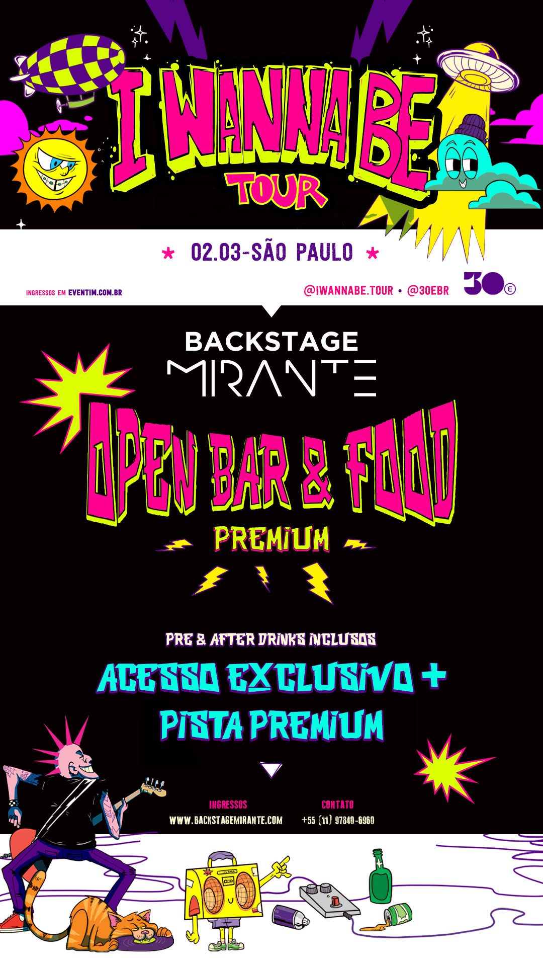I Wanna Be Tour - Backstage Mirante - Allianz Parque