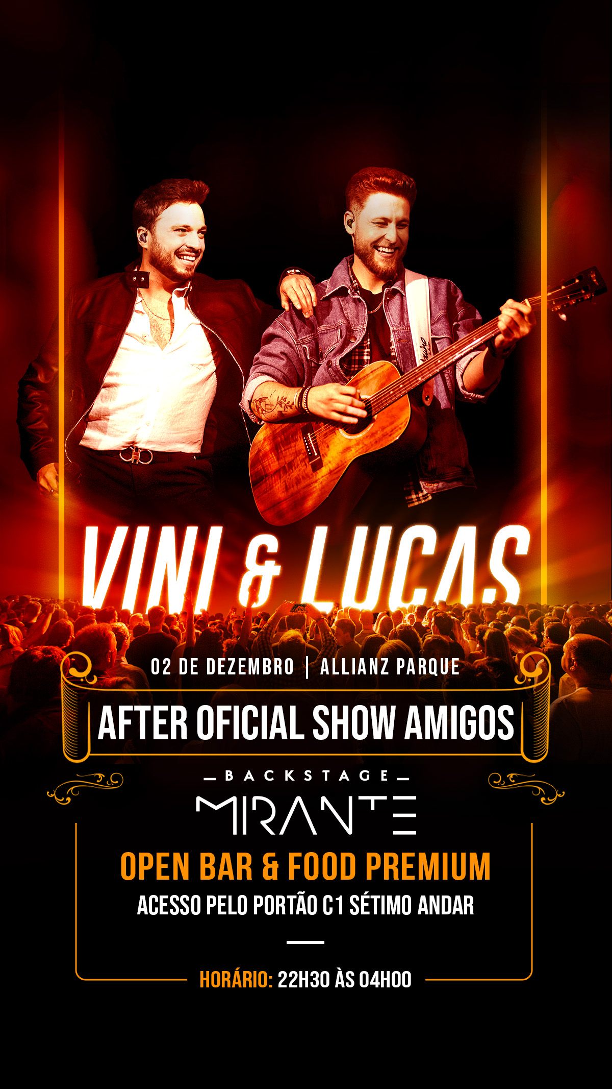 After Amigos - Backstage Mirante - Allianz Parque