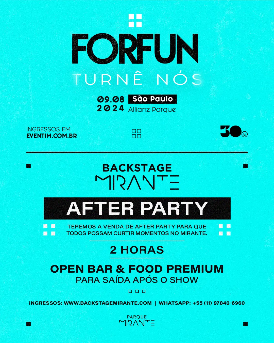 After Party - Forfun - Camarote Backstage Mirante