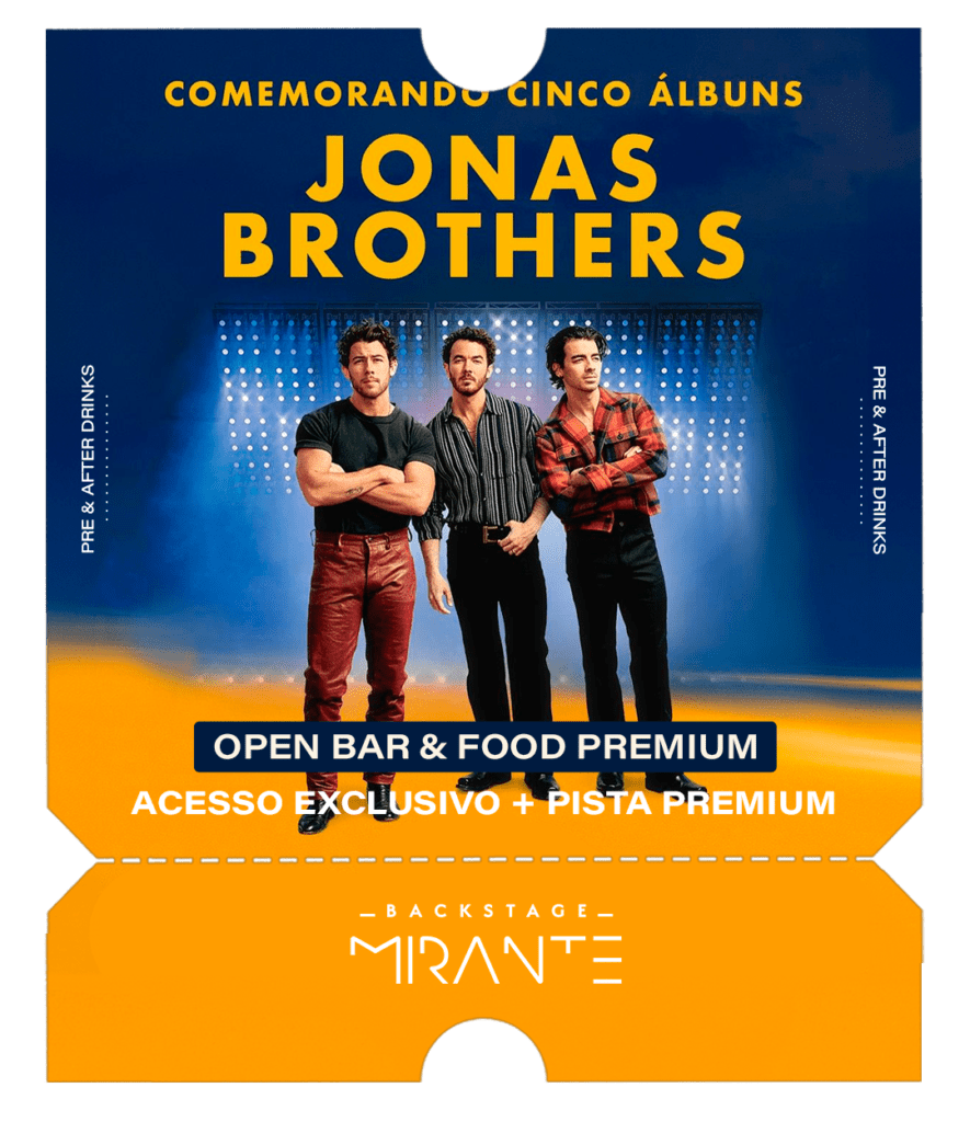 Jonas Brothers - Backstage Mirante - Allianz Parque - Sâo Paulo