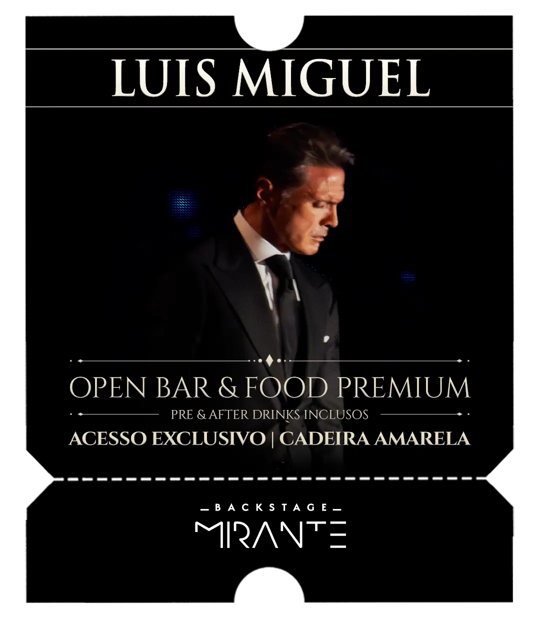 Luis Miguel - Backstage Mirante - Allianz Parque