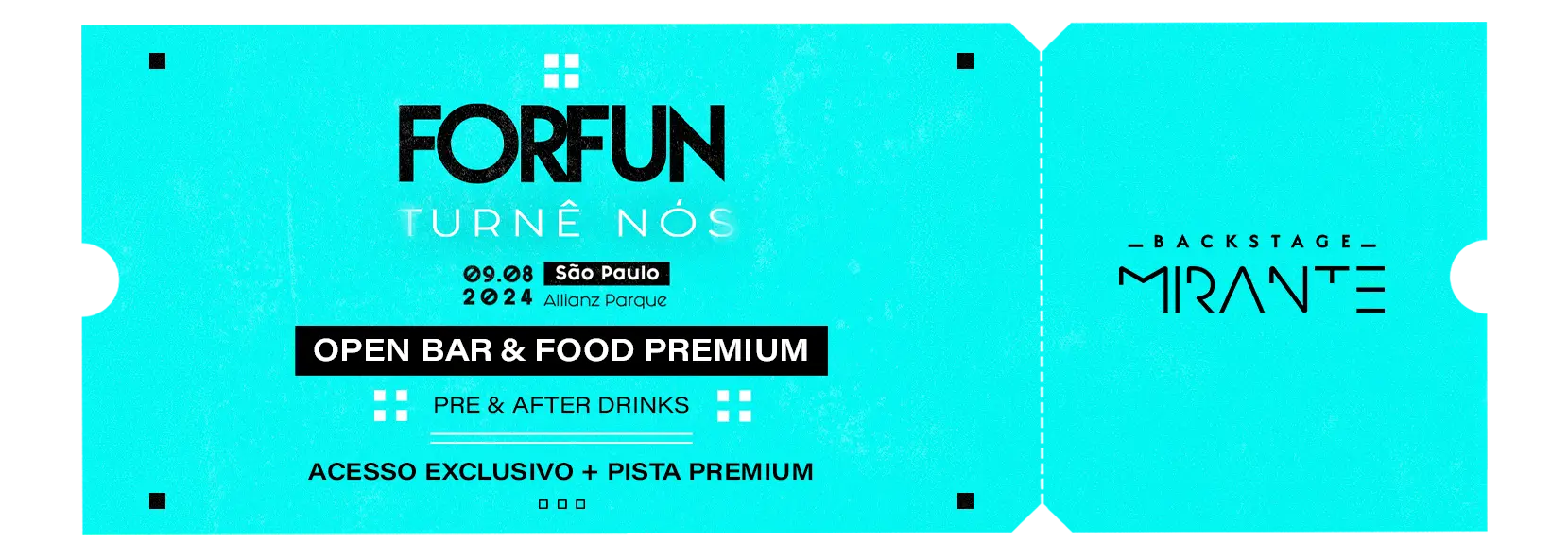 Forfun - Backstage Mirante - Allianz Parque - São Paulo