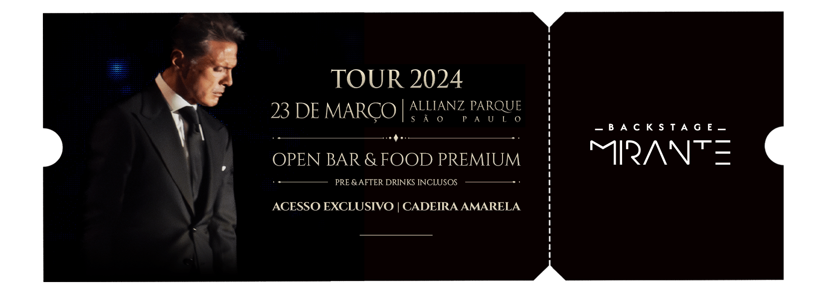 Luis Miguel - Backstage Mirante - Allianz Parque