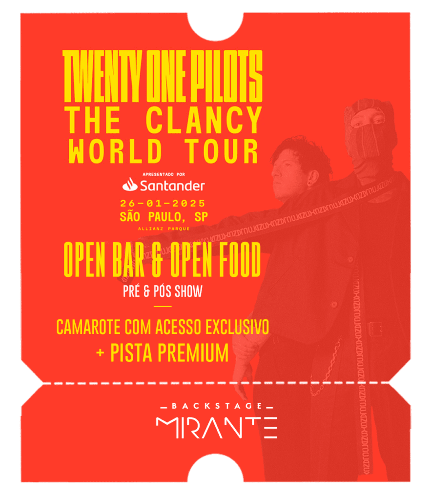 Twenty One Pilots - The Clancy World Tour - Allianz Parque - Show - Ingressos - Camarote