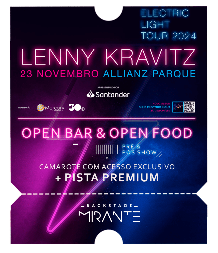 Lenny Kravitz - Backstage Mirante - Allianz Parque - São Paulo