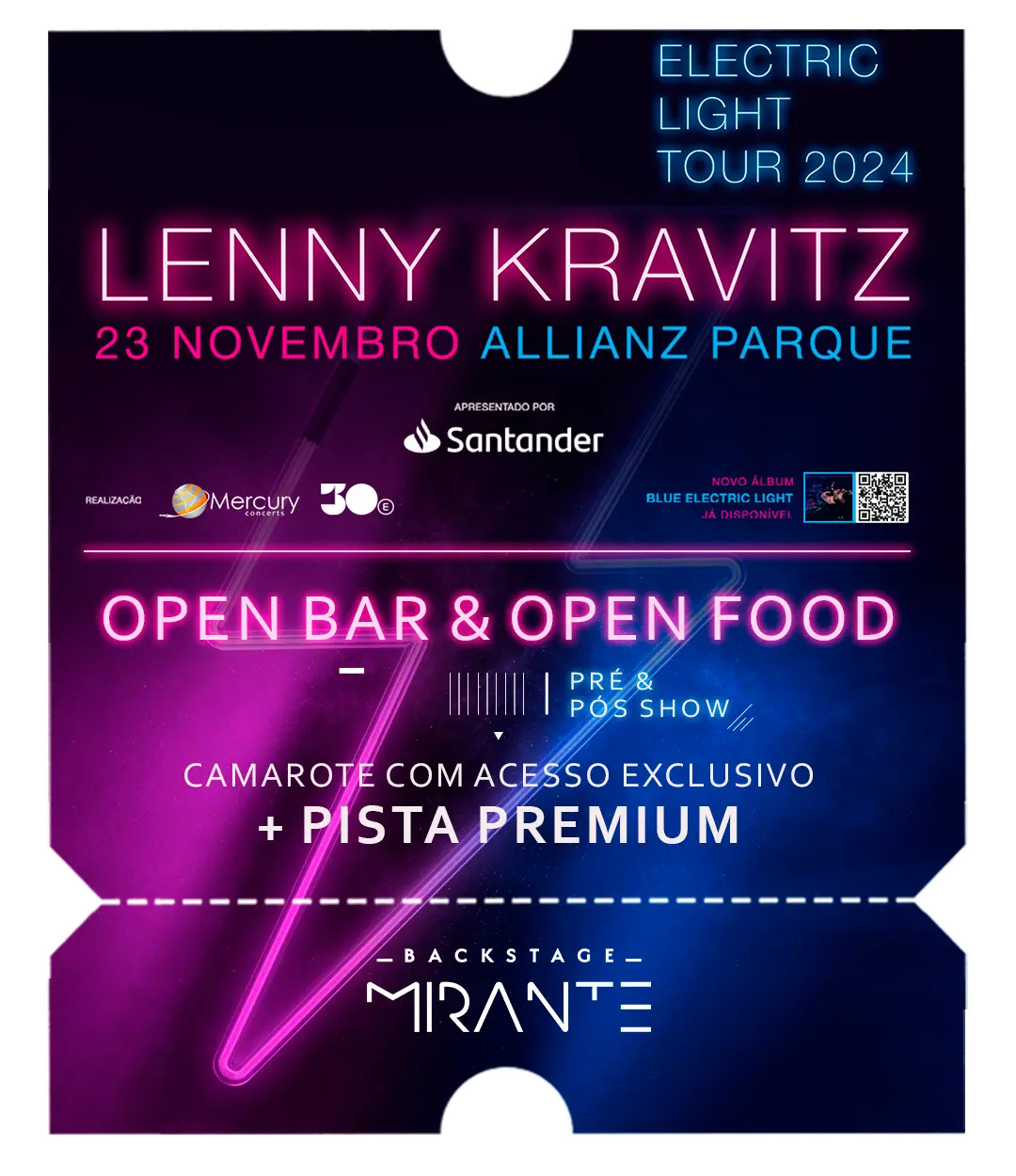 Lenny Kravitz - Backstage Mirante - Allianz Parque - São Paulo