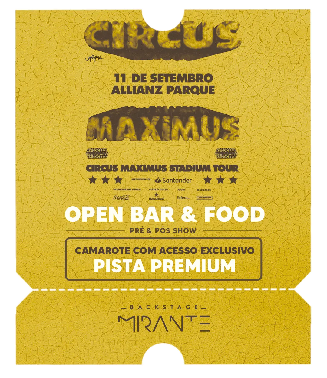 Travis Scott - Circus Maximus Tour - Allianz Parque - Show - Pacotes - Camarote