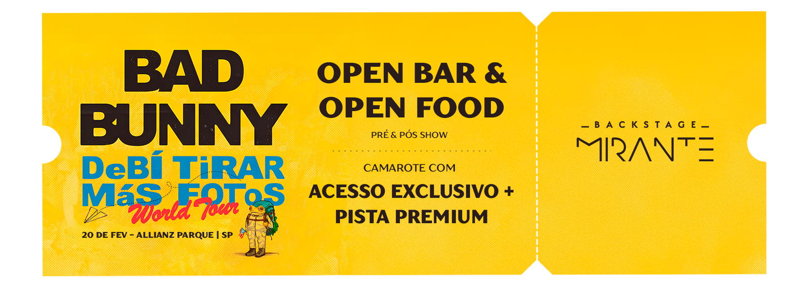 Bad Bunny - DeBÍ TiRAR MáS FOToS World Tour Allianz Parque - Ingressos - São Paulo