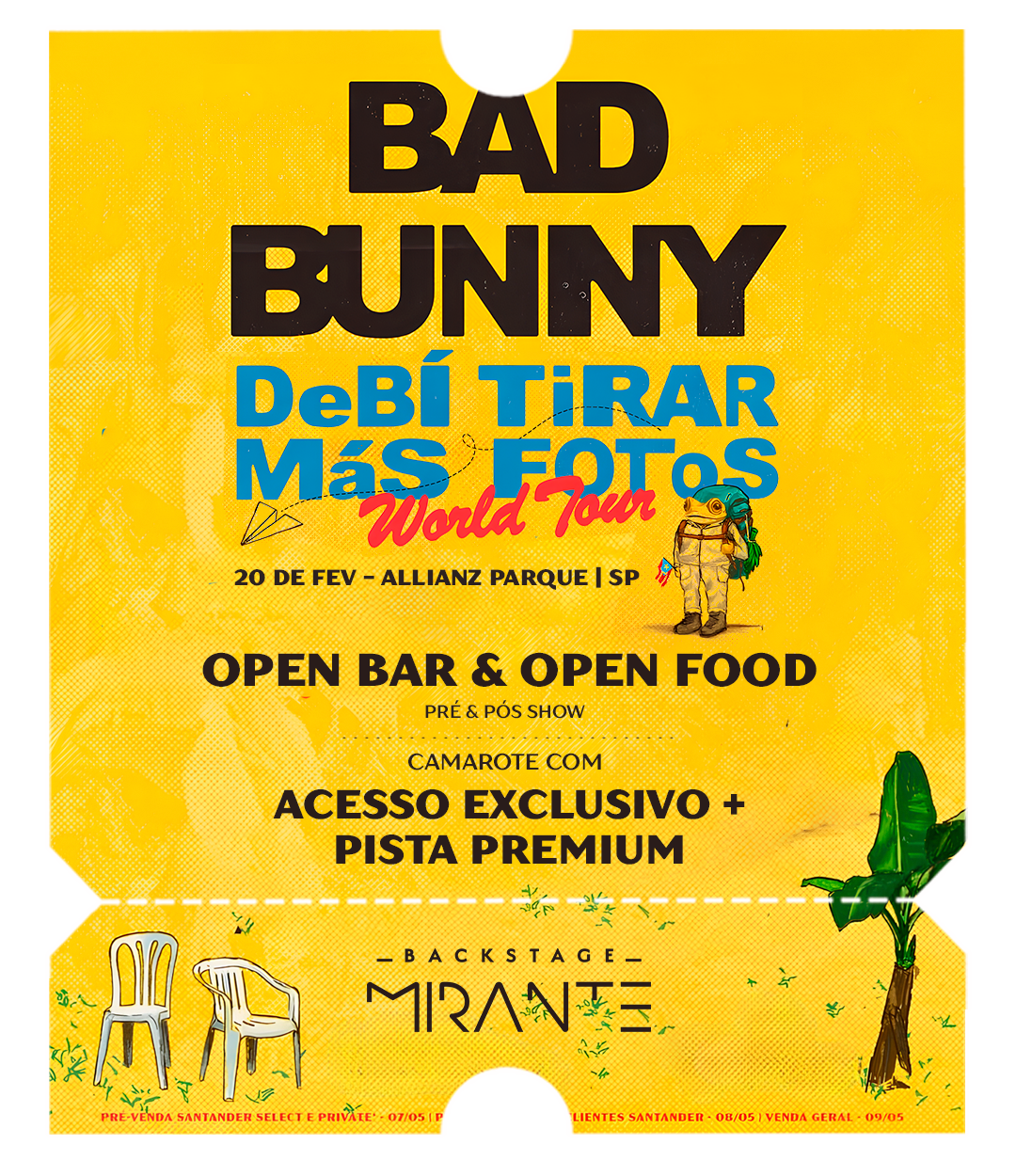 Bad Bunny - DeBÍ TiRAR MáS FOToS World Tour Allianz Parque - Ingressos - São Paulo