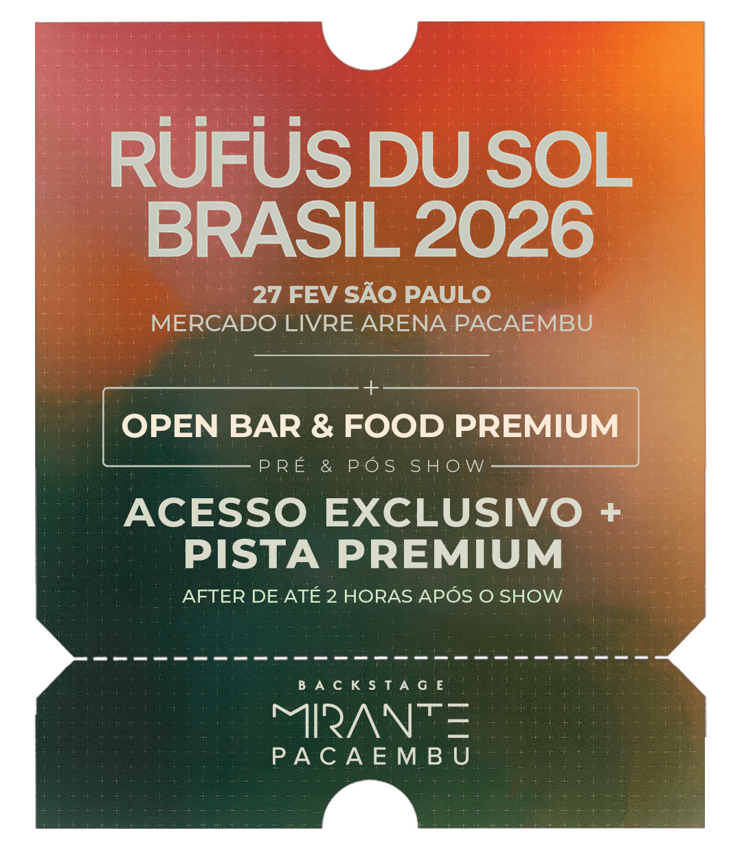 Rüfüs Du Sol - Backstage Mirante Pacaembu