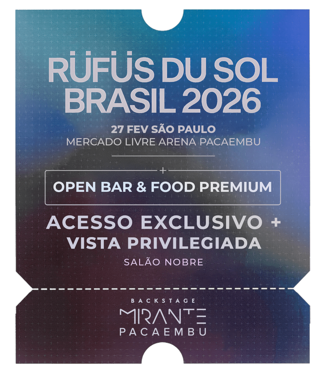 Rüfüs Du Sol - Backstage Mirante Salão Nobre