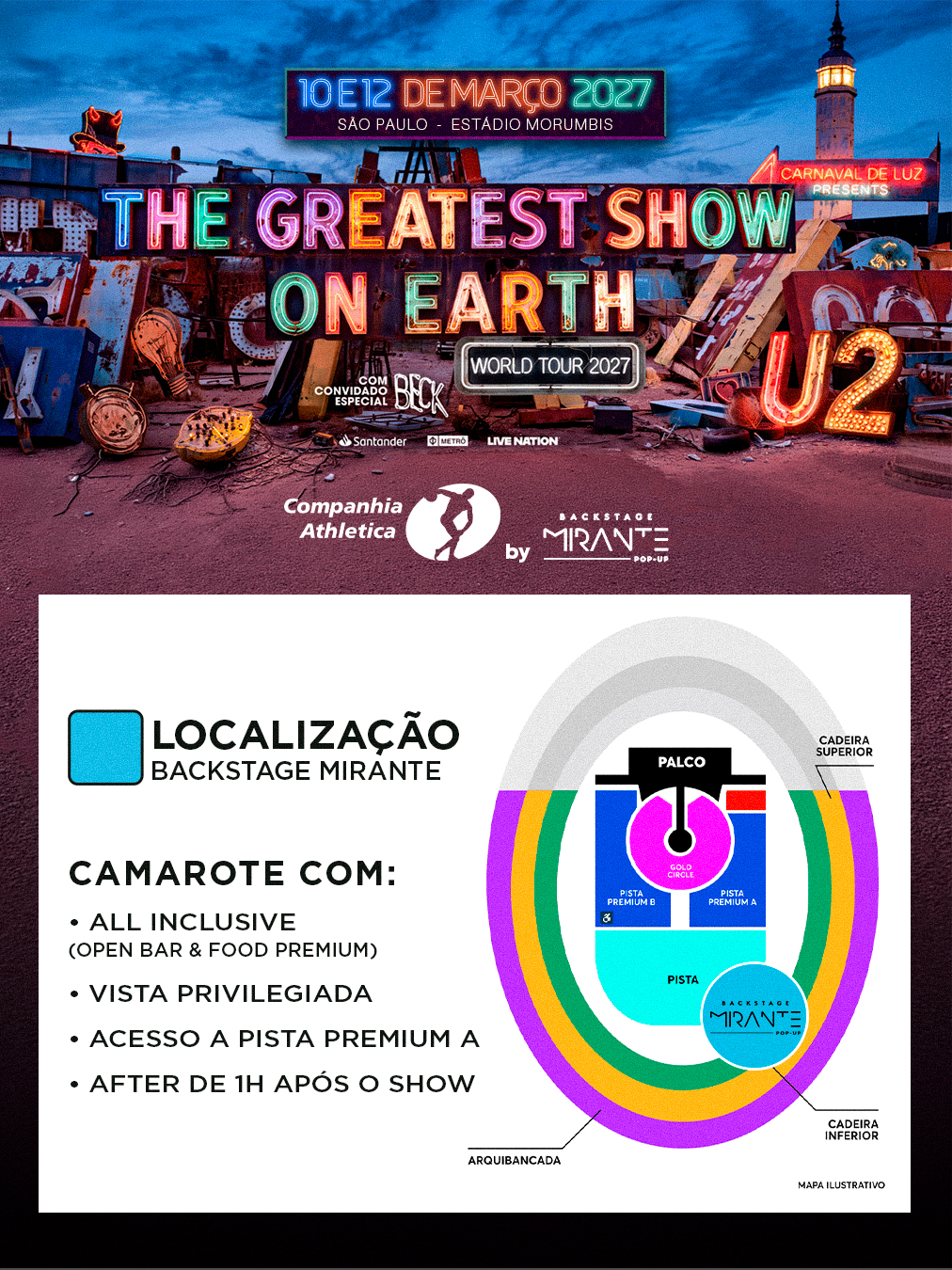 Mapa do evento
